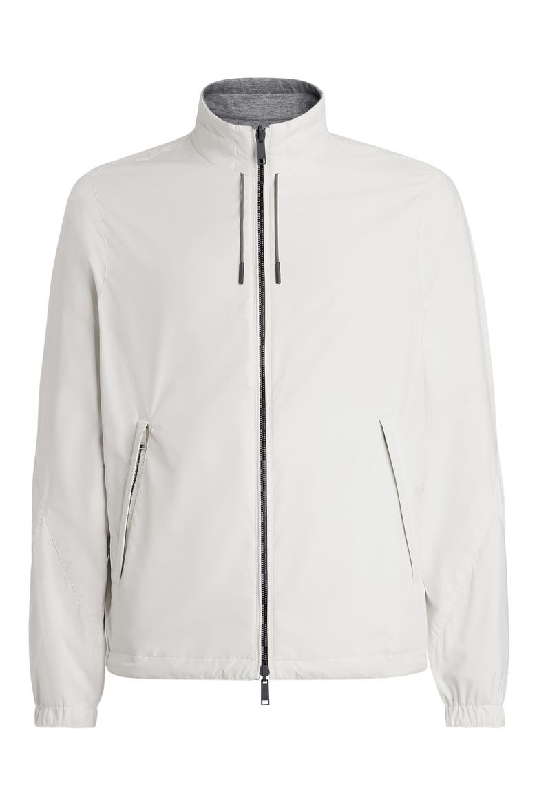 Zephyr Reversible Blouson Jacket, Alternate, color, WHITE