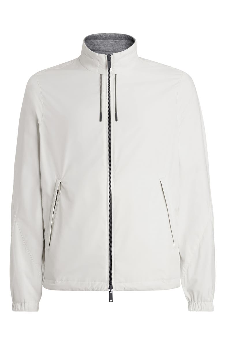 ZEGNA Zephyr Reversible Blouson Jacket, Alternate, color, White