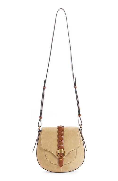 Isabel Marant Small Altay Suede Shoulder Bag In Beige