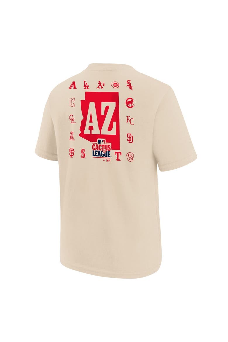 Youth Nike Natural 2026 Spring Training Cactus League T-Shirt, Alternate, color, Natural