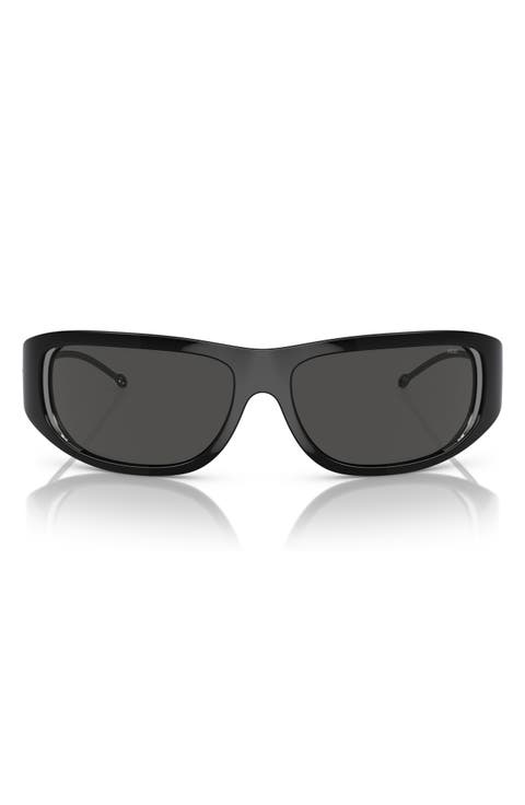 61mm Oval Sunglasses