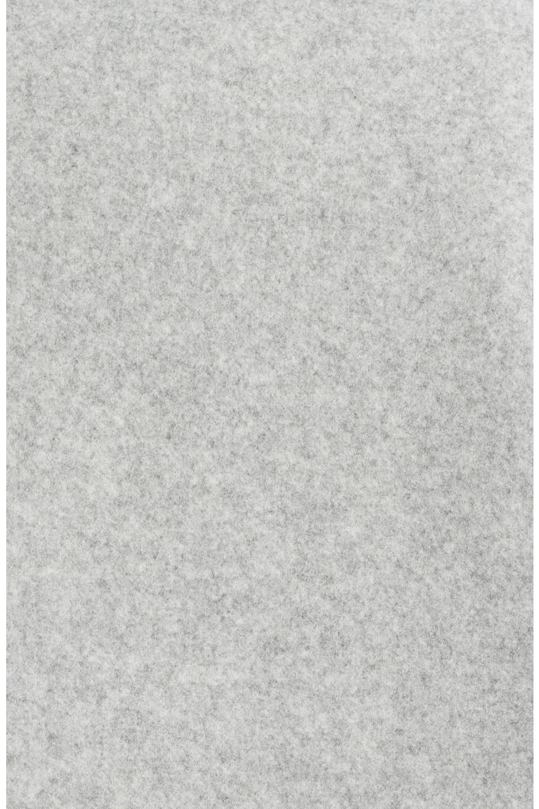 Stand Collar Felt Jacket, Alternate, color, GREY