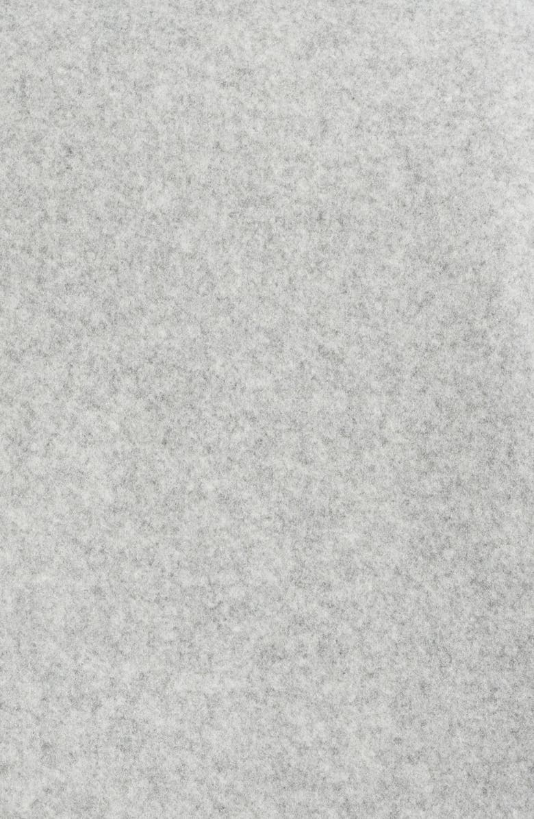 Sam Edelman Stand Collar Felt Jacket, Alternate, color, Grey