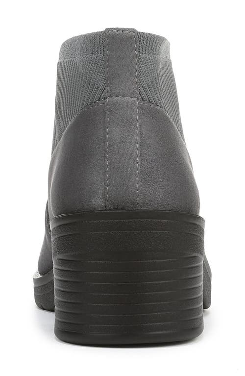 Lifestride Outlook Knit Ankle Boot In Gray