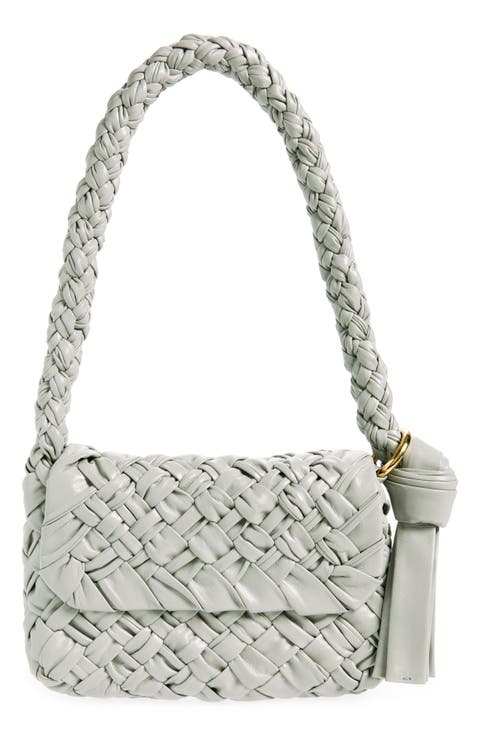 Kalimero Intrecciato Leather Shoulder Bag