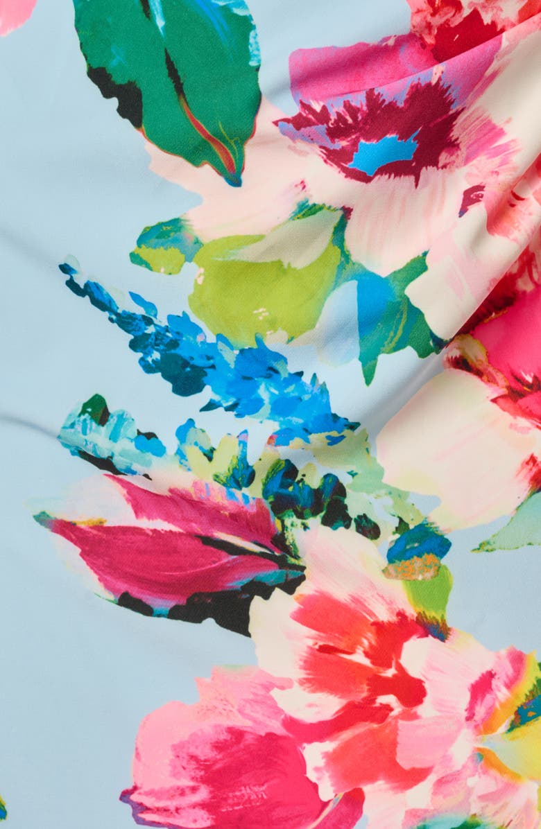 Adrianna Papell One-Shoulder Border Gown, Alternate, color, 