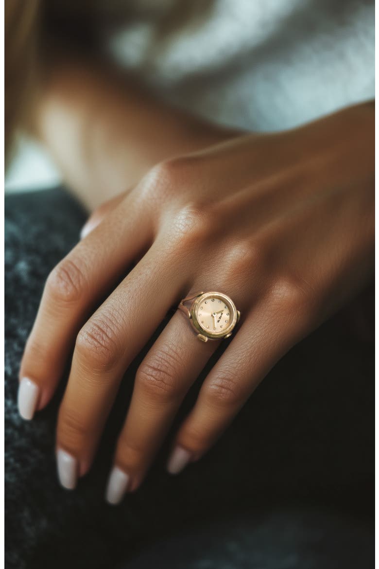 Watch Ring, Alternate, color, GOLD