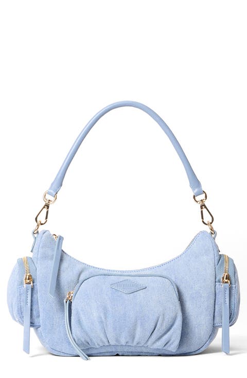 Small Chelsea Denim Shoulder Bag