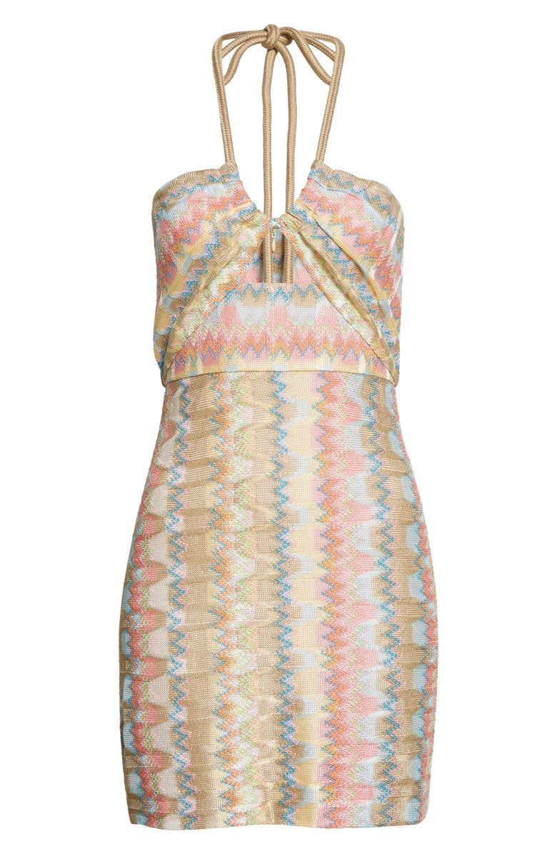 ALEXIS Everest Cutout Halter Dress, Alternate, color,