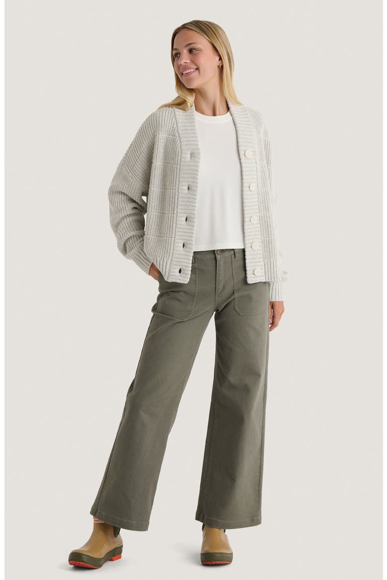 Coastloom Cardigan, Alternate, color, OFF WHITE HEATHER