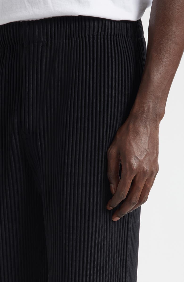 Homme Plissé Issey Miyake Monthly Colors September Pleated Pants, Alternate, color, Black