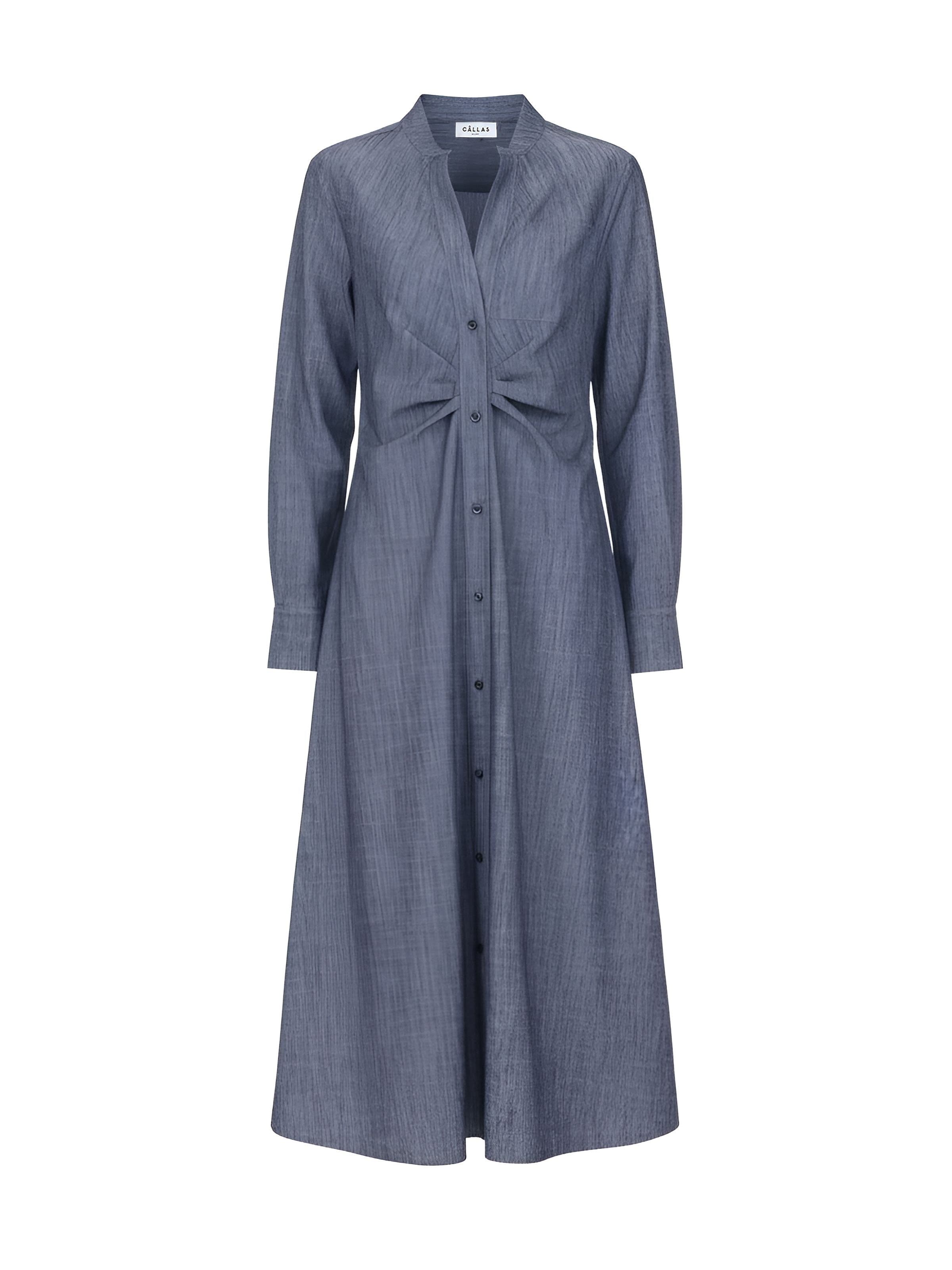 Genny  Long sleeve shirt dress