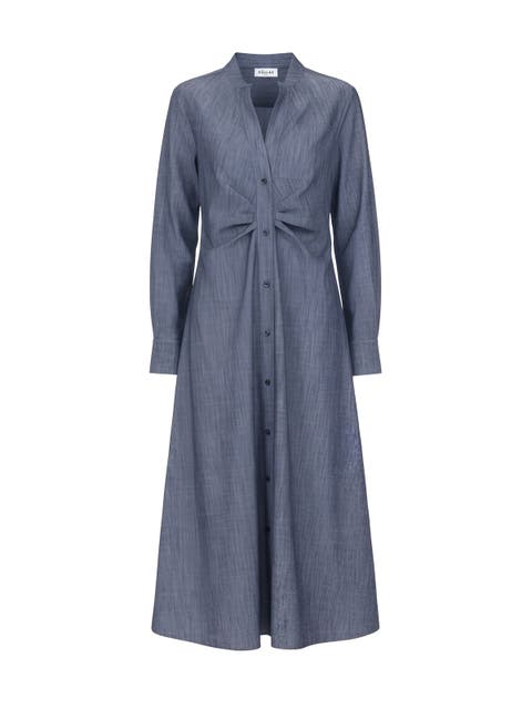 Genny  Long sleeve shirt dress