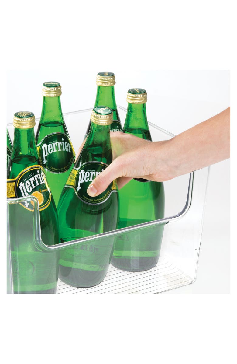 mDesign Kitchen Plastic Storage Organizer Bin with Open Front - 4 Pack, Alternate, color, 