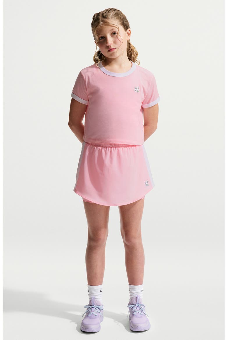 Kids' Nike One Skort, Main, color, MEDIUM SOFT PINK/ WHITE