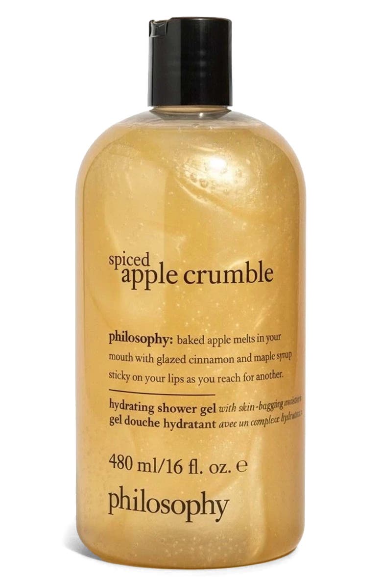 philosophy peppermint stick hydrating shower gel, bubble bath & shampoo, Main, color, Spiced Apple Crumble