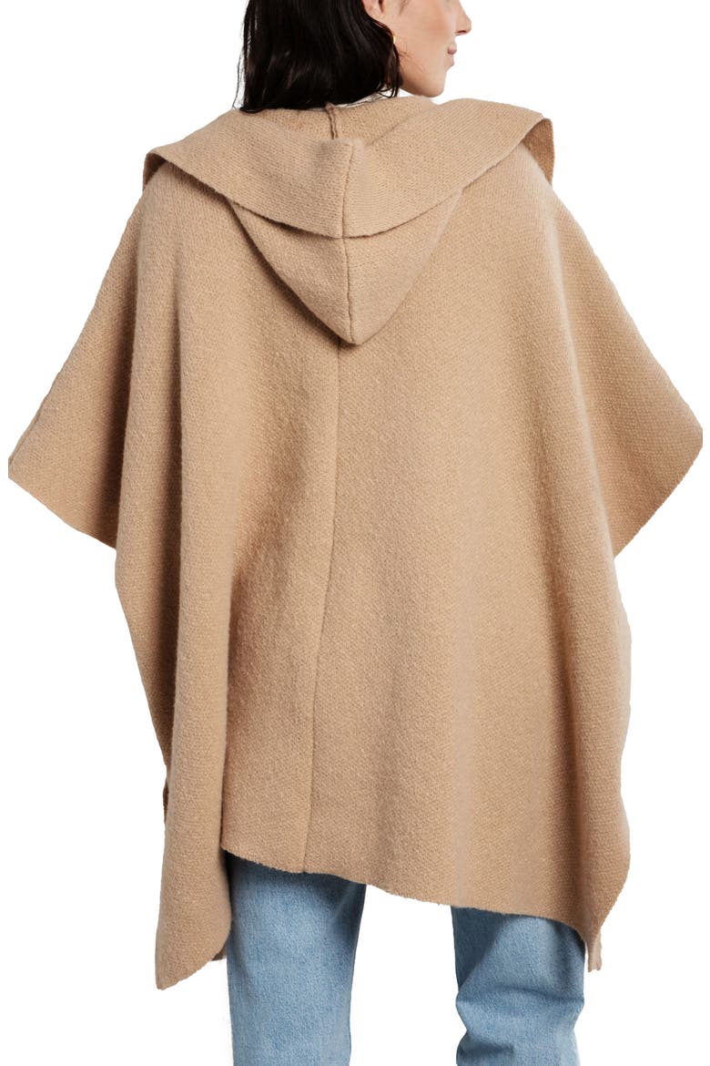 Oversize Hooded Topper, Alternate, color, TAUPE