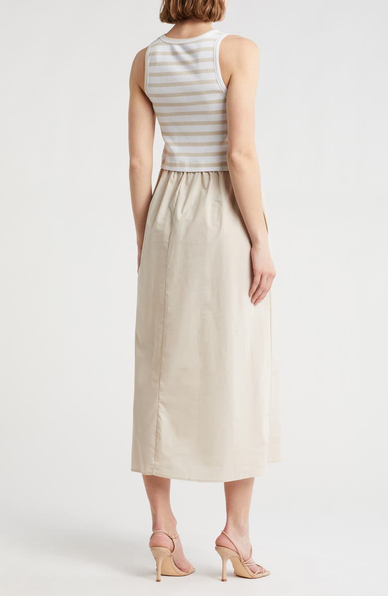 Ellen Tracy Mixed Media Dress, Alternate, color,