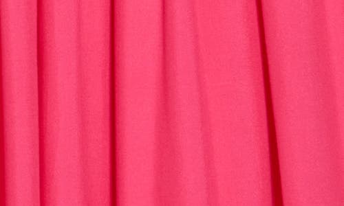 Elan Smocked Waist Maxi Cover-up Skirt In Hot Pink