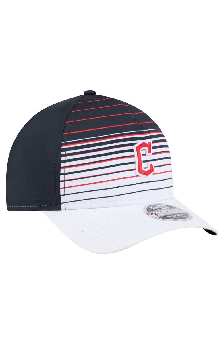 New Era Men's New Era  Navy Cleveland Guardians Gradient 9FORTY M-Crown Adjustable Hat, Alternate, color, Navy