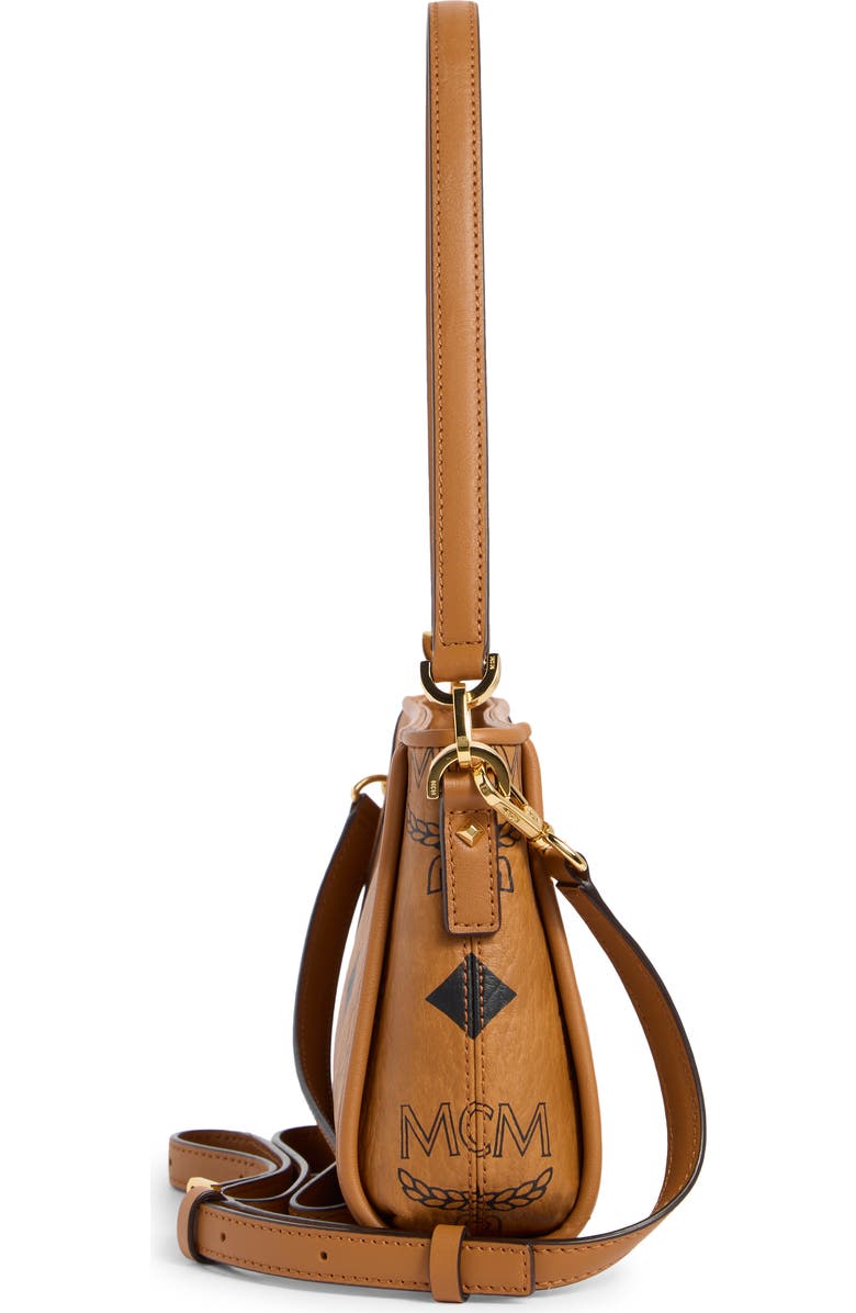 MCM Aren Monogram Convertible Shoulder Bag, Alternate, color,