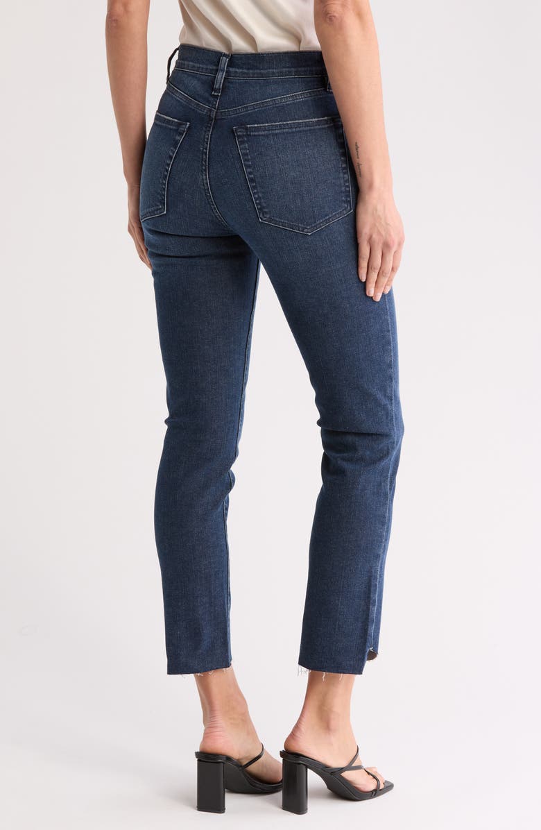 FRAME Le High Waist Straight Leg Jeans, Alternate, color, Crafty Cascade