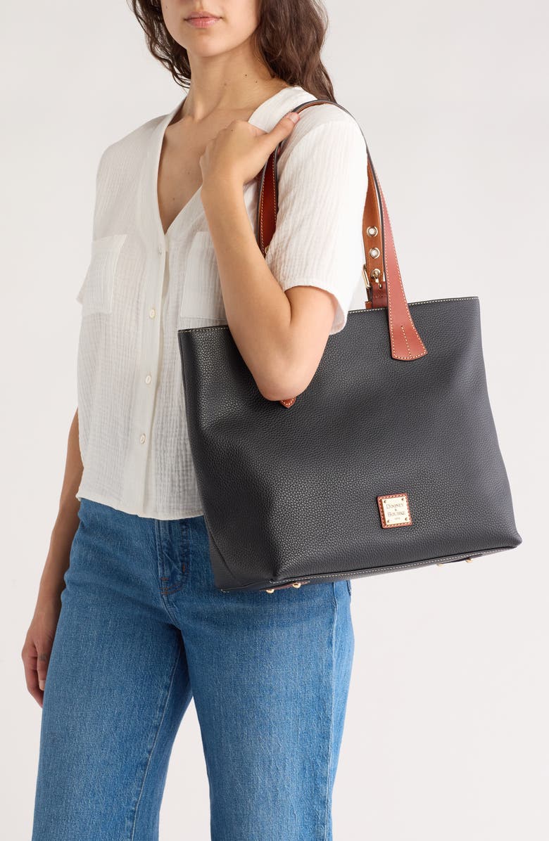 Dooney & Bourke Emily Leather Tote Bag, Alternate, color,