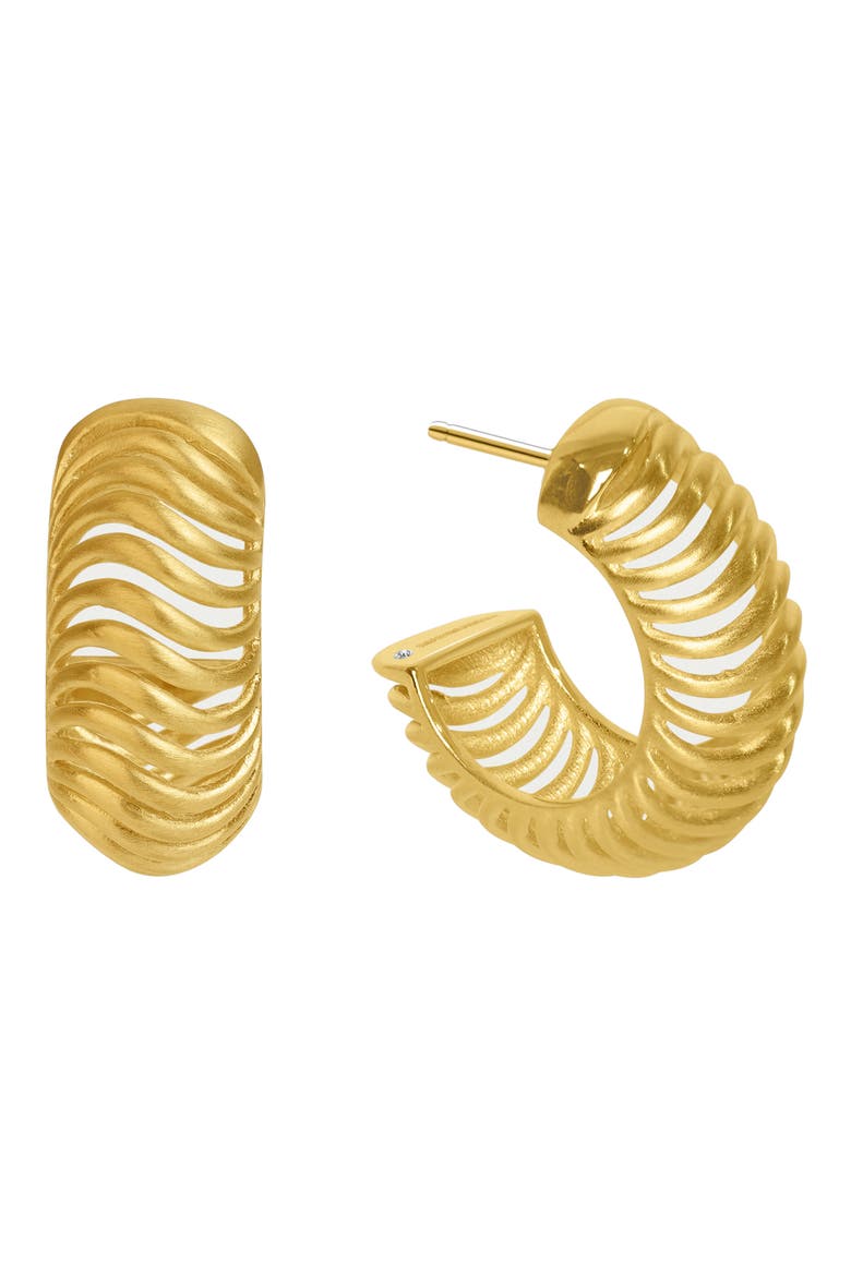 Trancoso Hoop Earrings, Main, color, GOLD