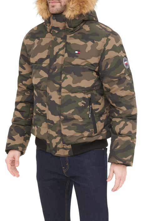 Arctic Snorkel Faux Fur Trim Bomber Jacket