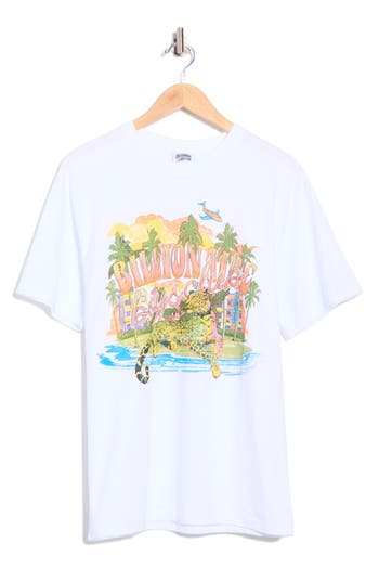 Billionaire Boys Club Bb Leopard Graphic T-shirt In White