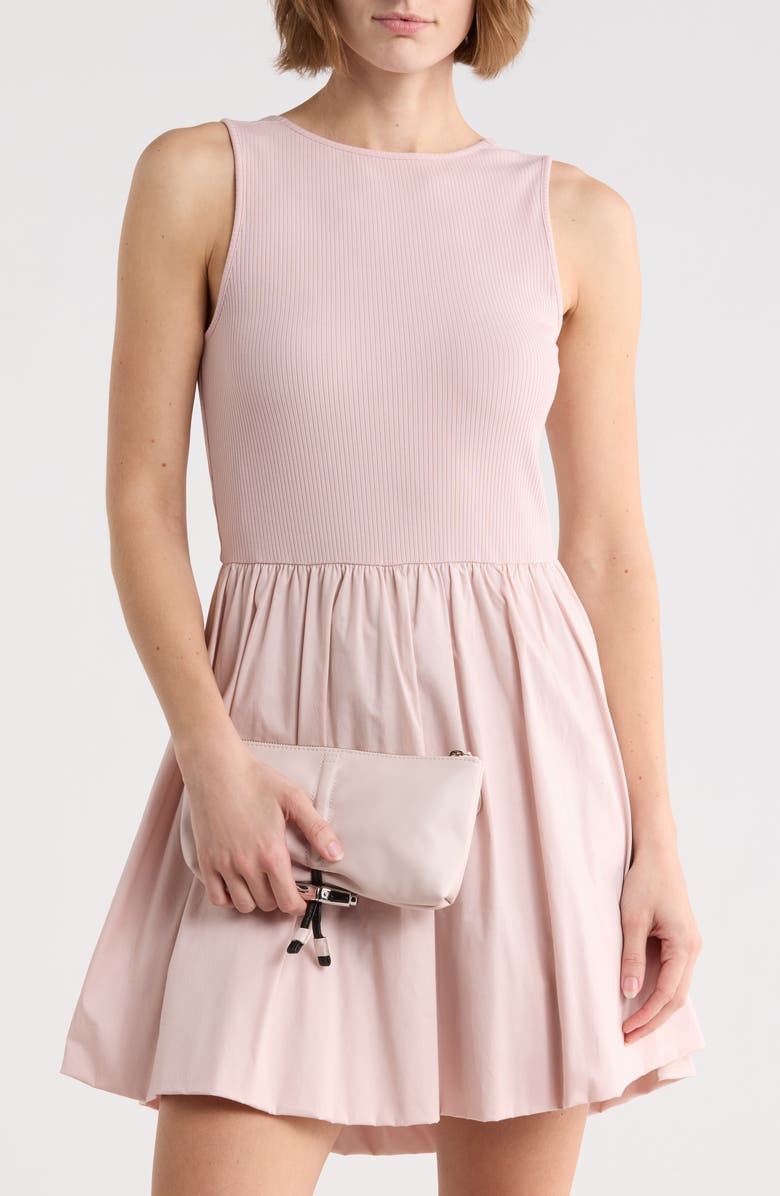 Longchamp Le Roseau Small Clutch, Alternate, color, Powder