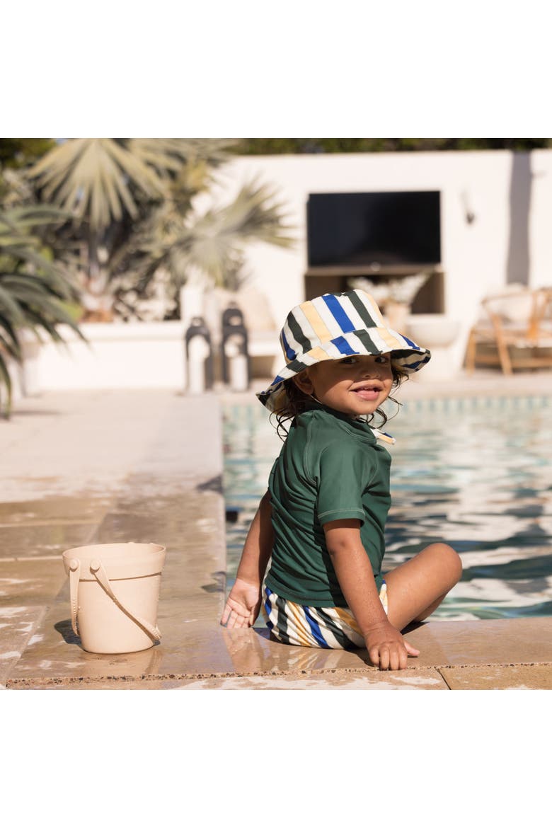 Sun Hat with UPF 50+ UV Protection and Adjustable Brim, Alternate, color, Retro Stripes