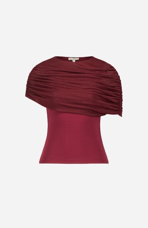 Mesh Cape Top