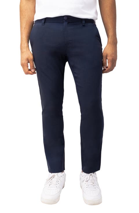 Hidden Zip Pocket Twill Trousers
