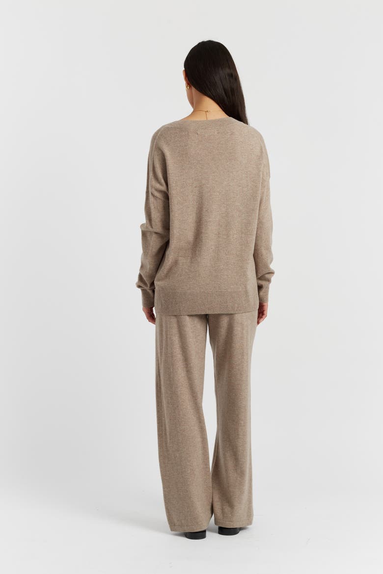 Wool-Cashmere Slouchy Sweater, Alternate, color, Warm Oatmeal