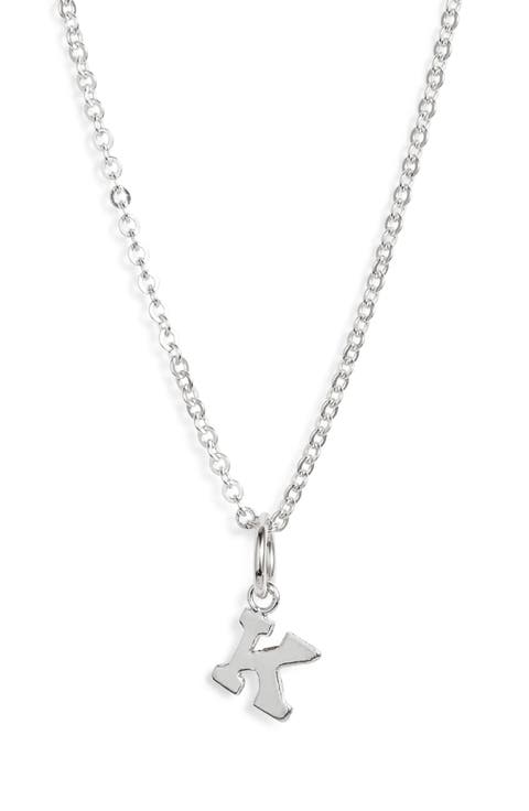 Initial Pendant Necklace