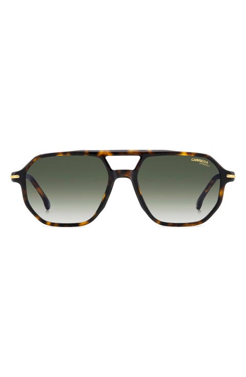 Carrera 54mm Rectangular Sunglasses