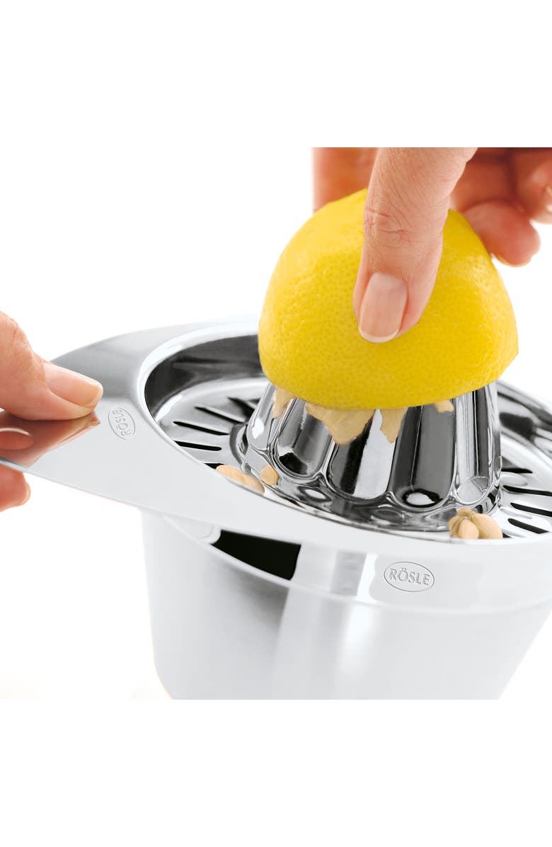 Rosle Stainless Steel Manual Citrus Reamer and Hand Juicer, Alternate, color, 