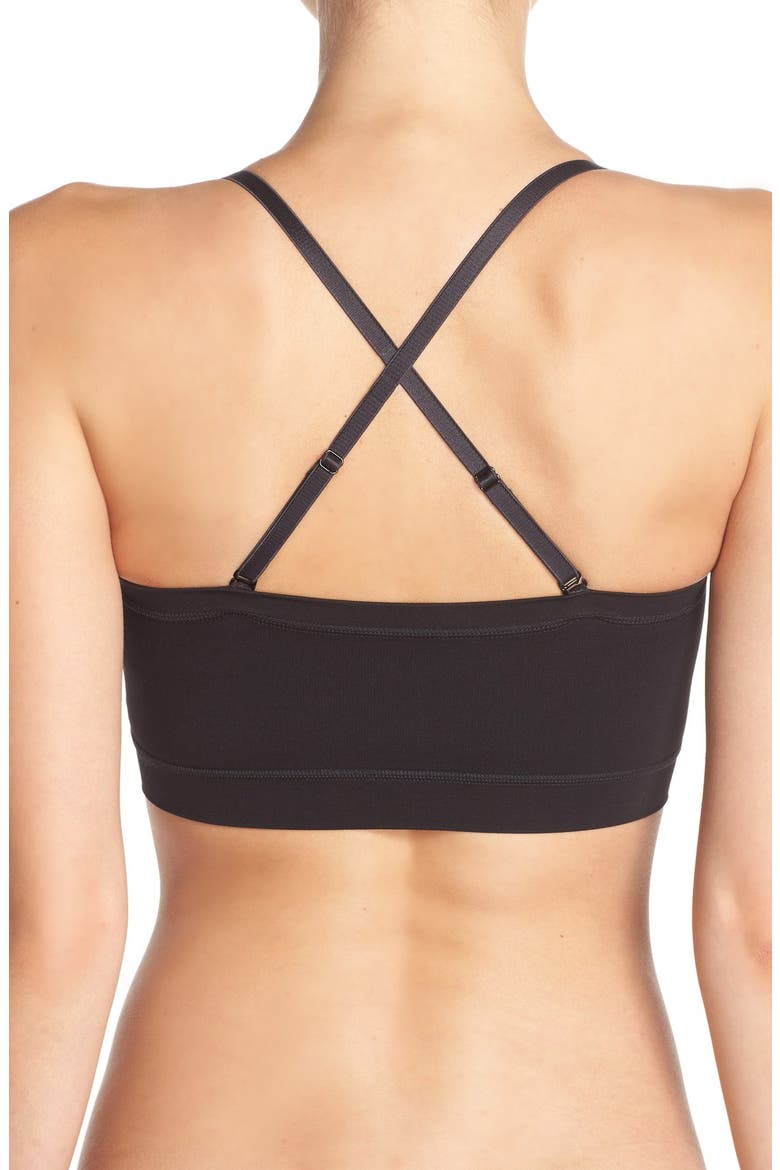 Seamless Bandeau, Alternate, color, BLACK