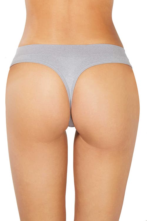 Ldma Low Hide Thong In Heather Grey