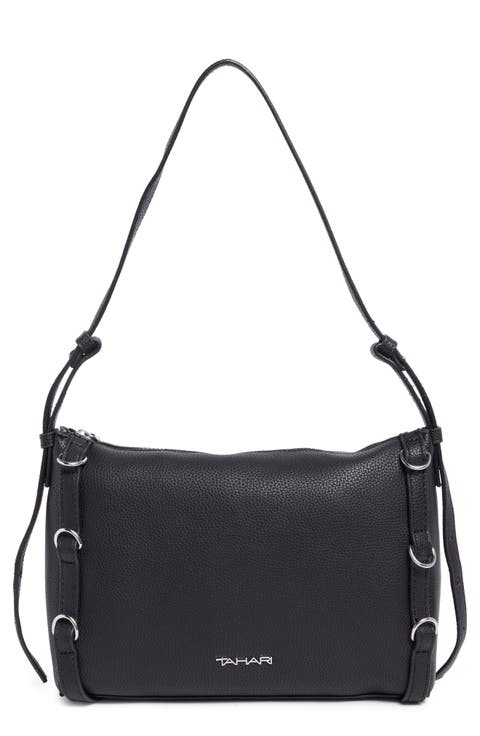 Avery Medium Faux Leather Hobo Bag