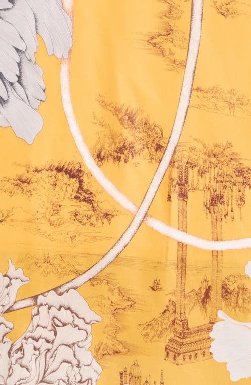 La Fiorentina Floral Print Scarf