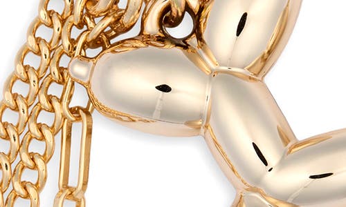 Leith Balloon Dog Bag Charm In Gold