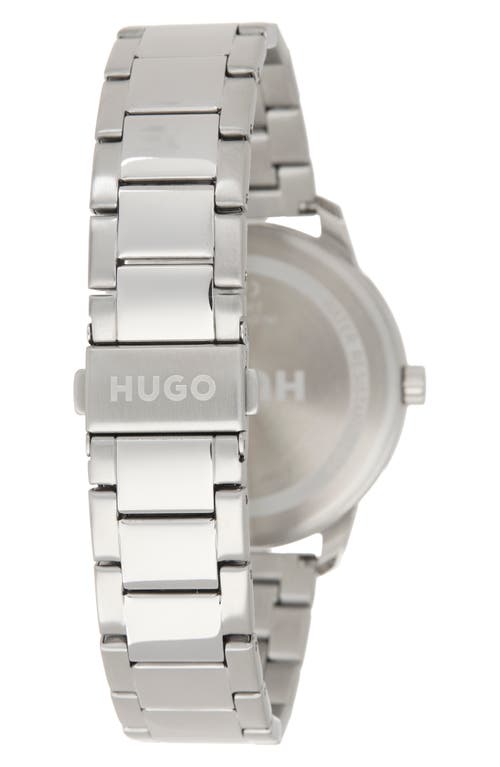 Hugo Boss Hugo Stamp Bracelet Watch, 42mm In Gold