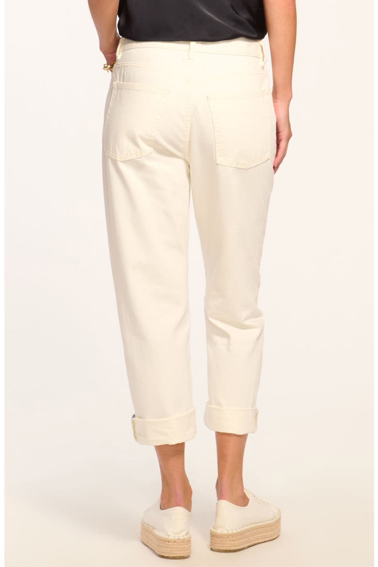 Yuki Selvedge Cotton Jeans, Alternate, color, WHITE