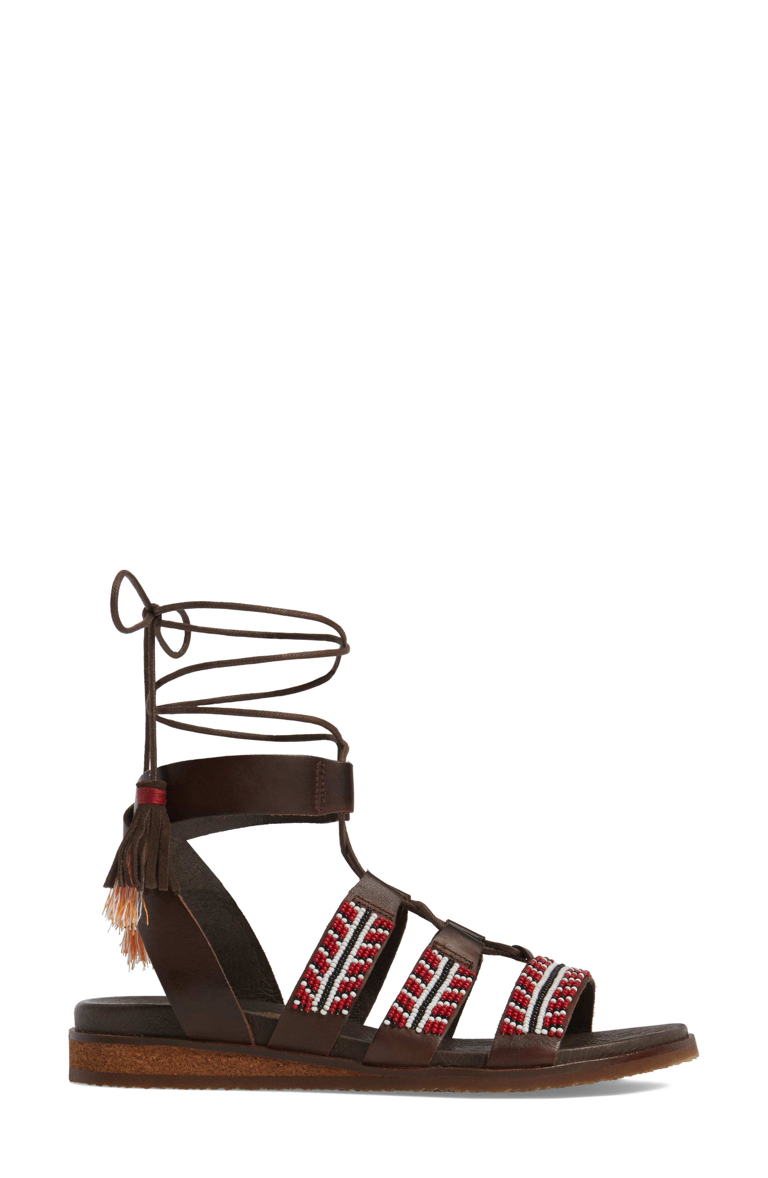 PIKOLINOS Antillas Beaded Ghillie Sandal, Alternate, color, 