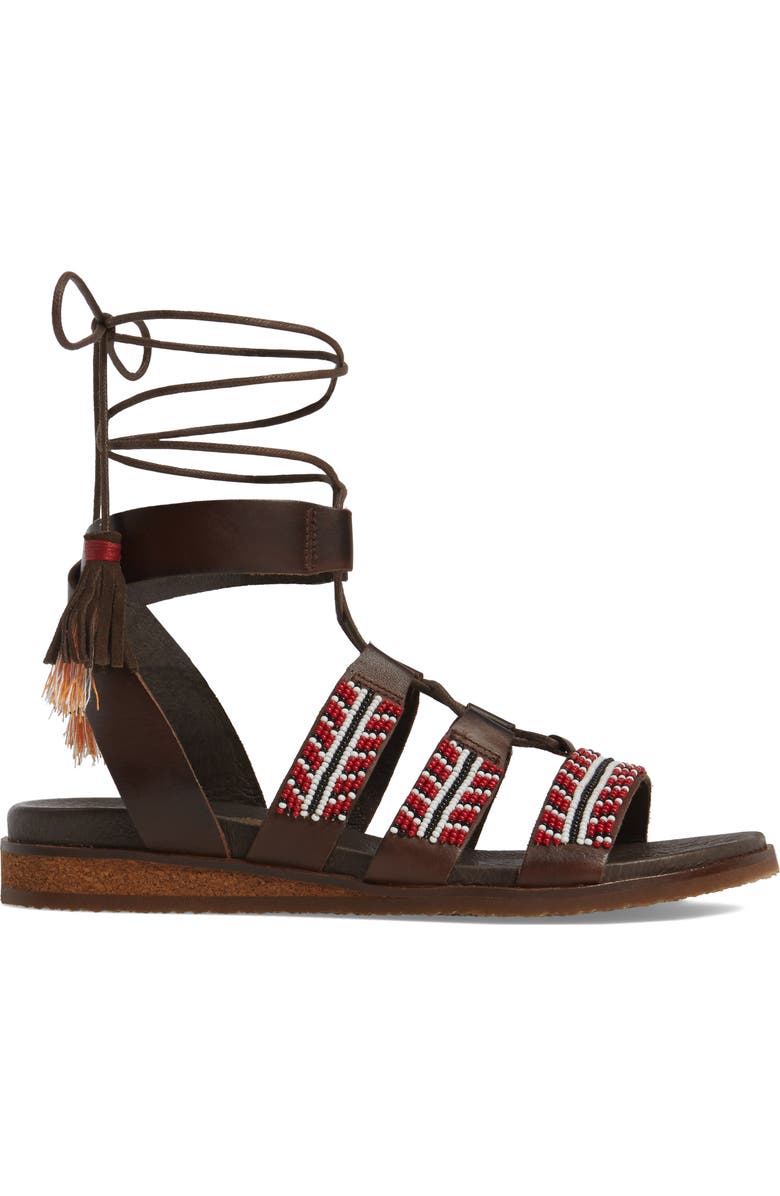 PIKOLINOS Antillas Beaded Ghillie Sandal, Alternate, color,