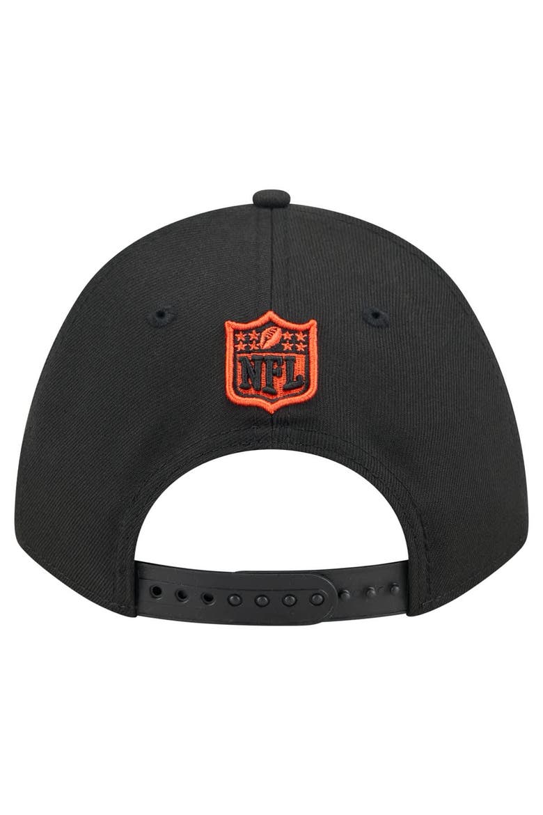 Men's New Era  Black Cincinnati Bengals Team Collection 9FORTY M-Crown Adjustable Hat, Alternate, color, Black