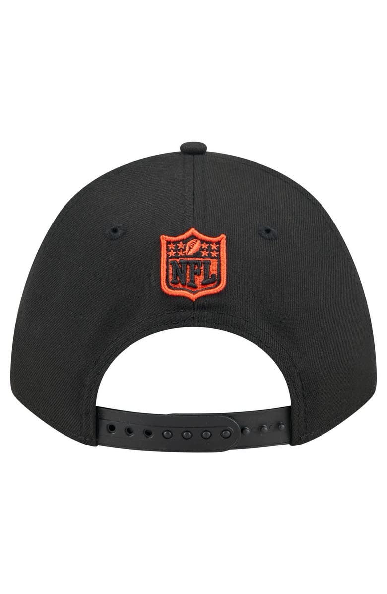 New Era Men's New Era Black Cincinnati Bengals Team Collection 9FORTY M-Crown Adjustable Hat, Alternate, color, Black