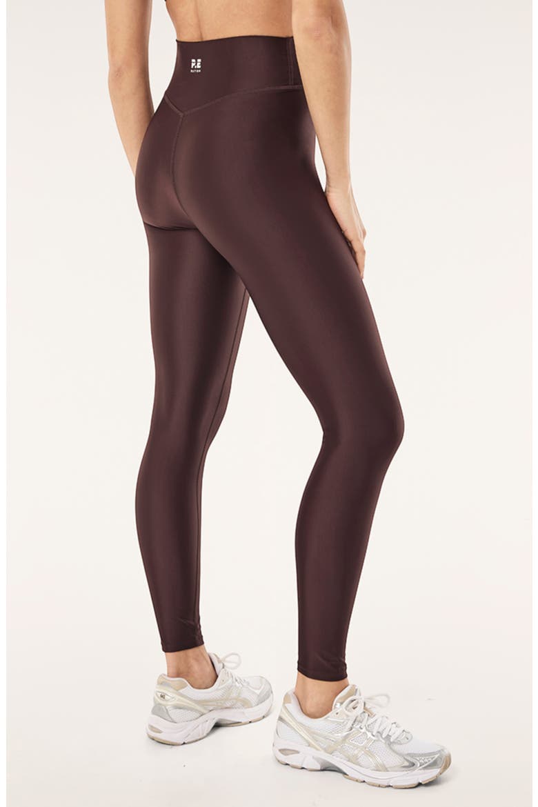 Fairmont Performance High Waist Leggings, Alternate, color, DARK PLUM SHINE